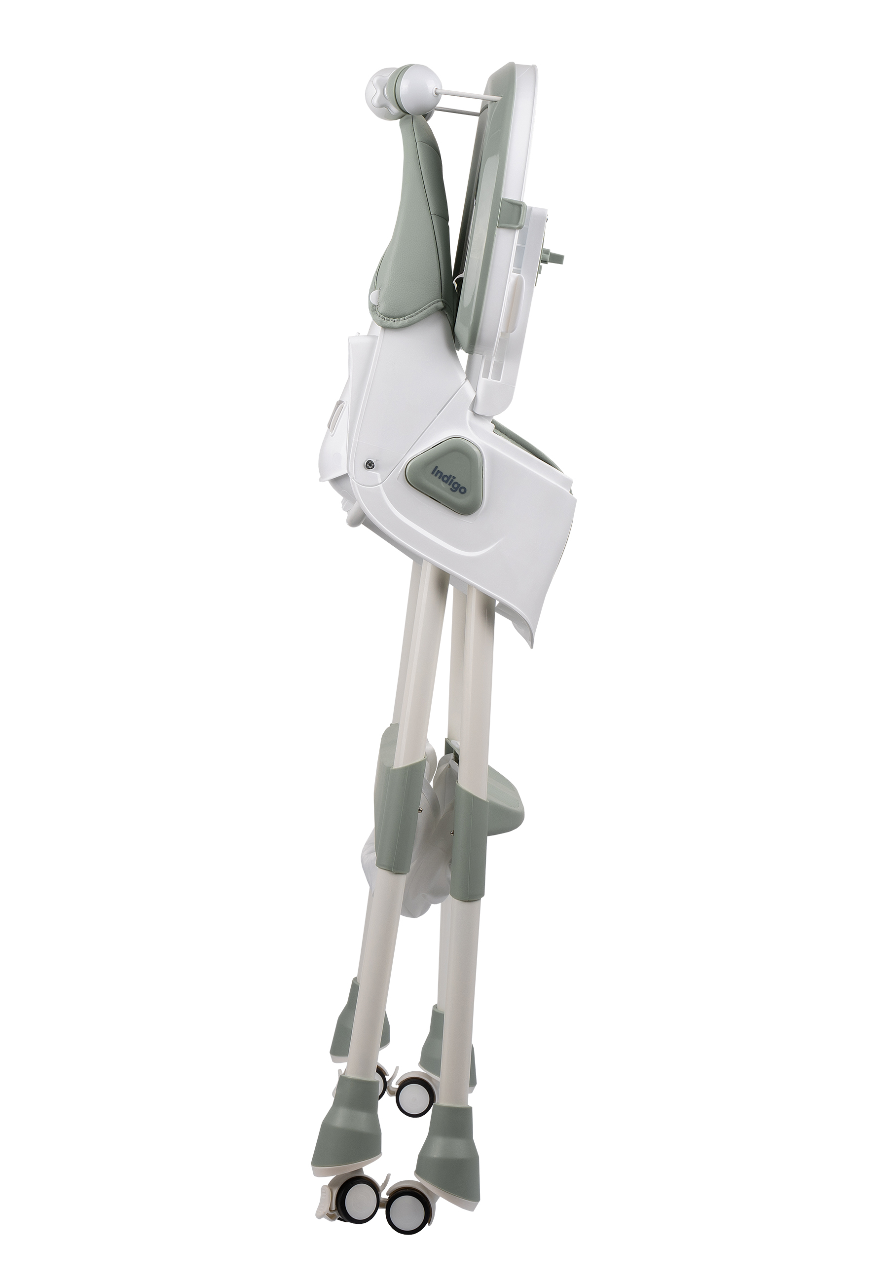 Стульчик для кормления Indigo Corn Flex зеленый-серый - фото 14