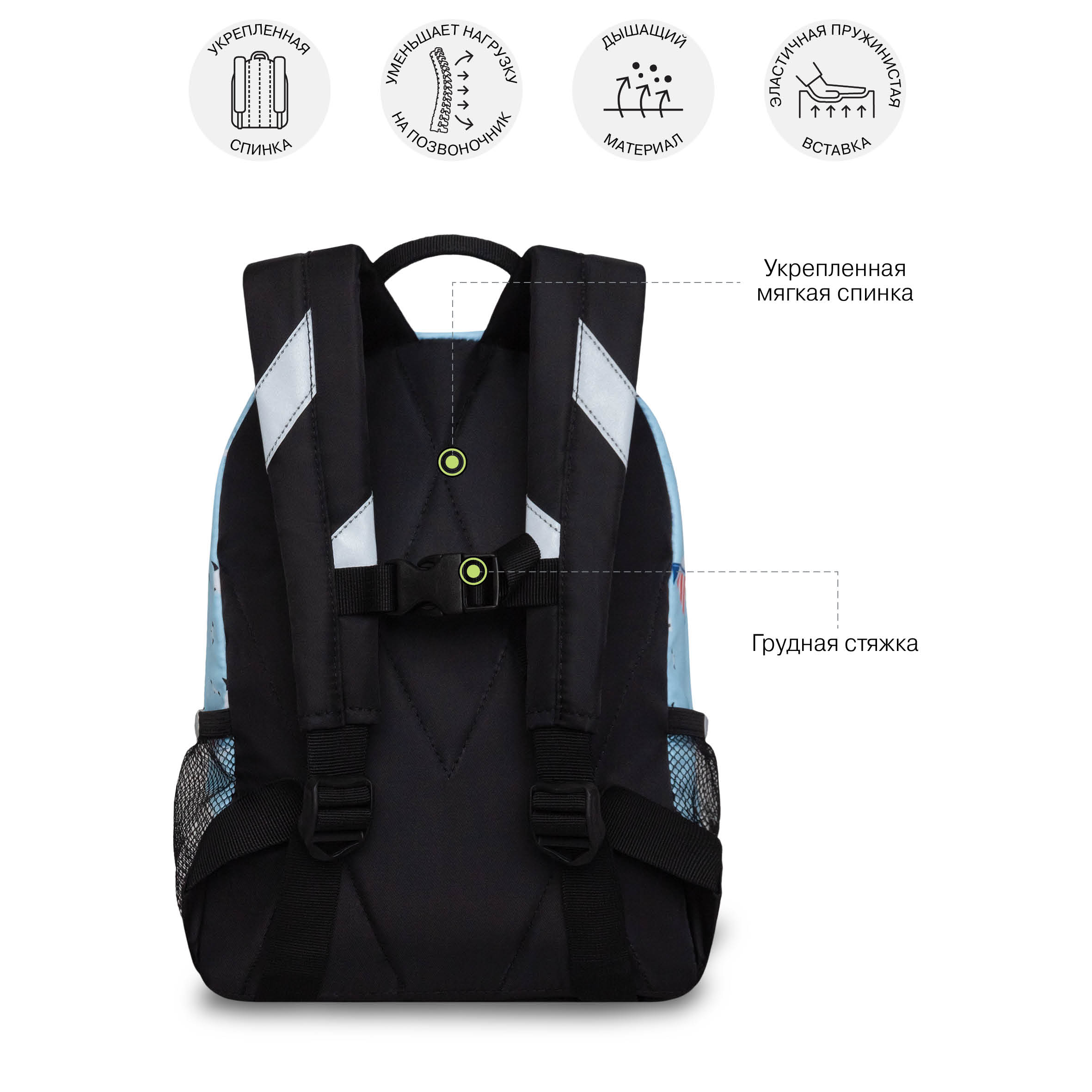 Рюкзак дошкольный Grizzly детский - фото 9