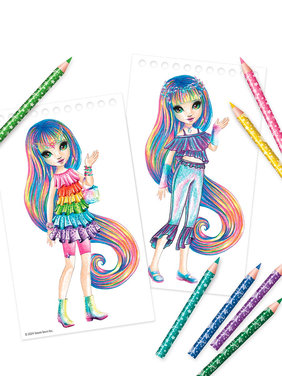 Набор для творчества Nebulous Stars дизайнерский скетчбук, серия Isadora, 11450_NSDA - фото 4