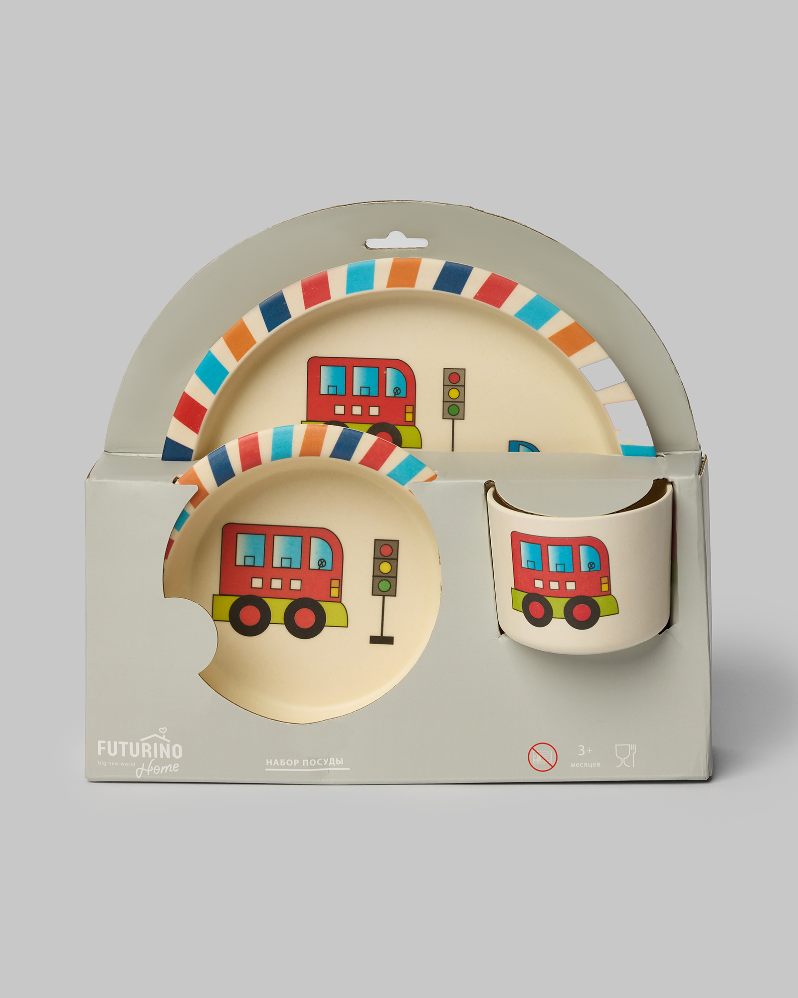 Набор посуды FUTURINO Home Город 3 предмета W24FH-FH271-L243 - фото 5