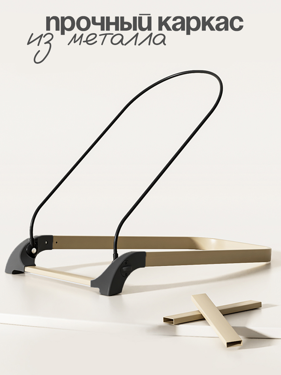 Шезлонг CINLANKIDS серый - фото 8