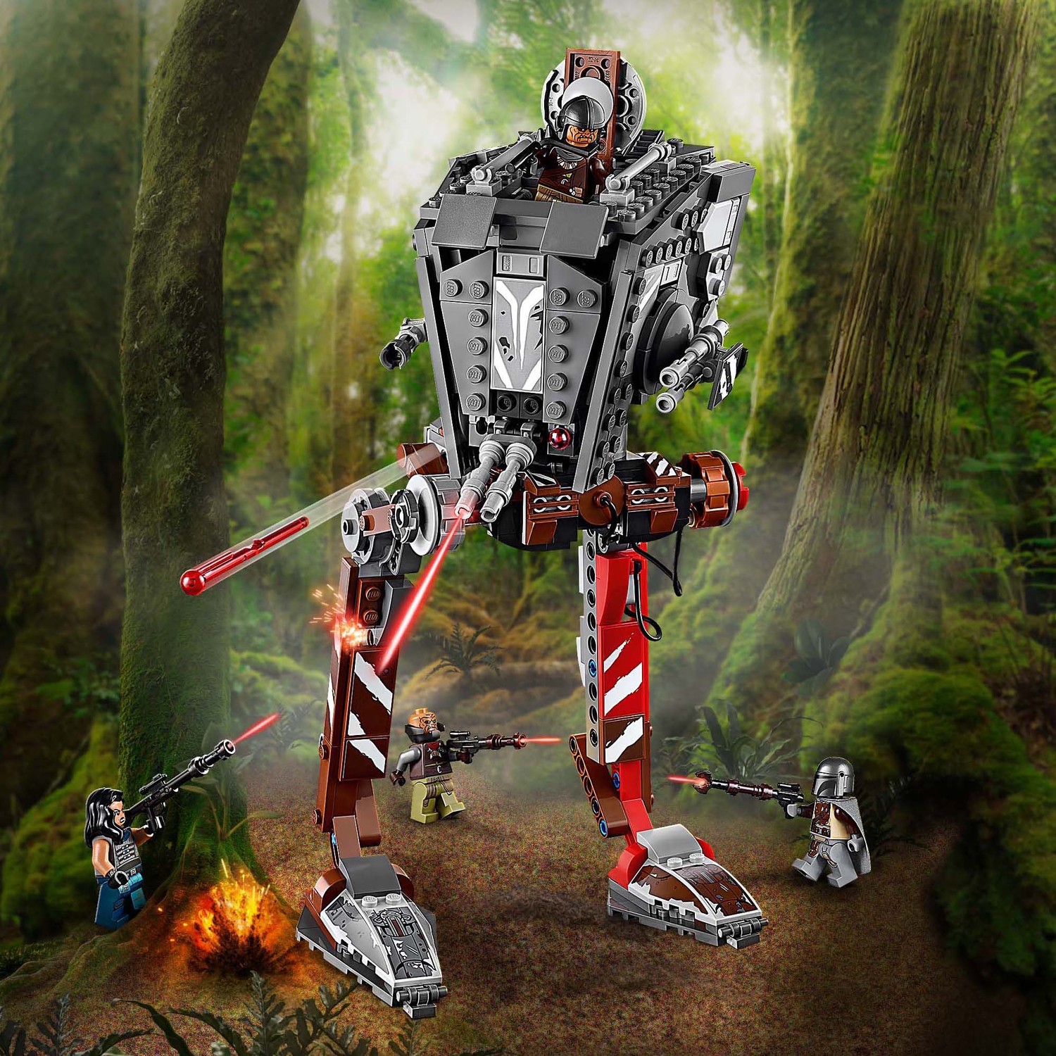 Конструктор LEGO Star Wars Диверсионный AT-ST 540 дет. - фото 7