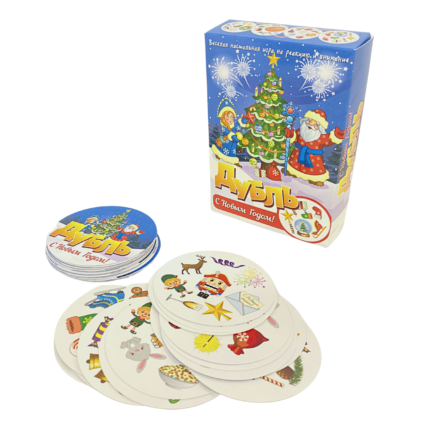 Настольная игра Нескучные игры Дубль. С Новым годом! - фото 7