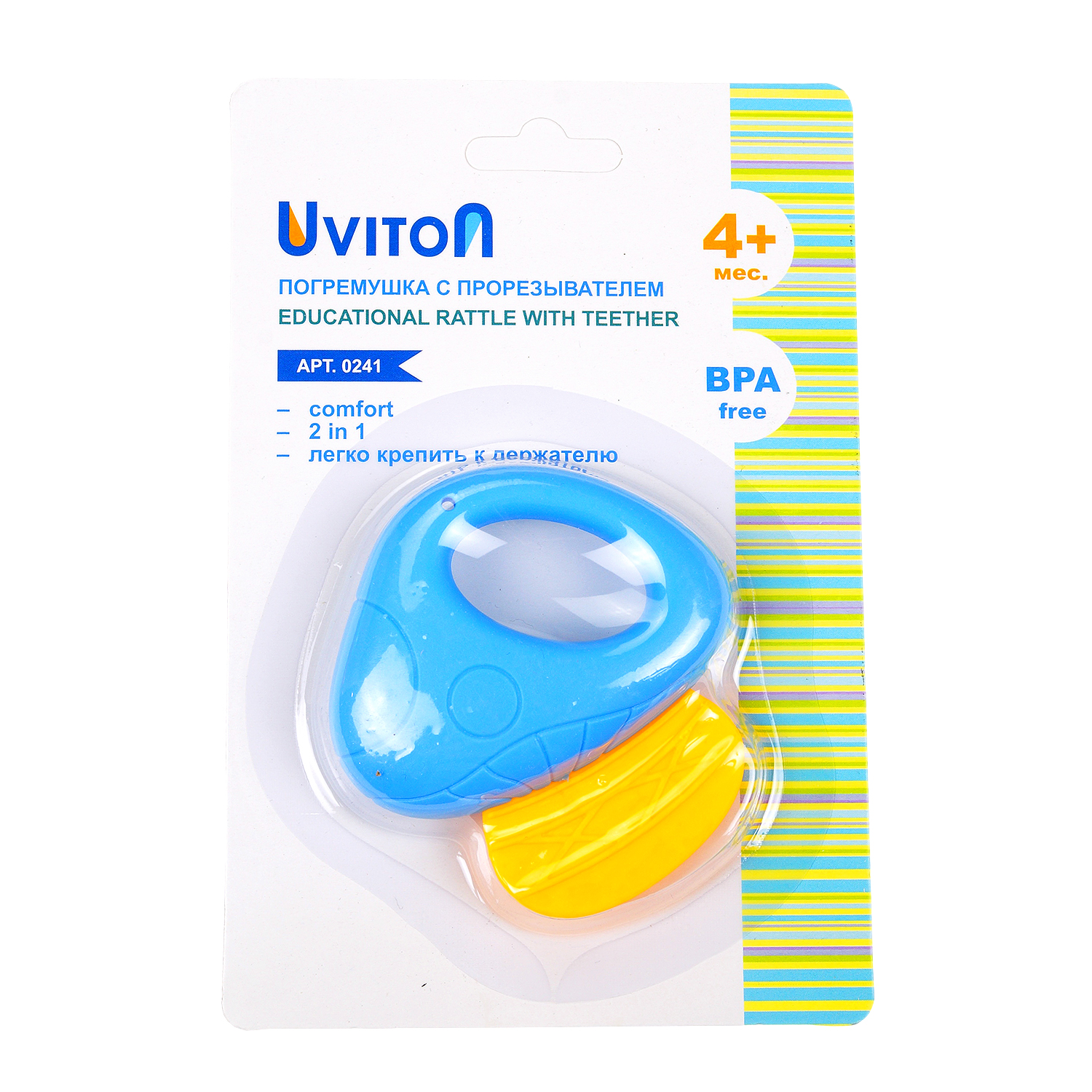 Игрушка Uviton погремушка Грибок в ассортименте - фото 10