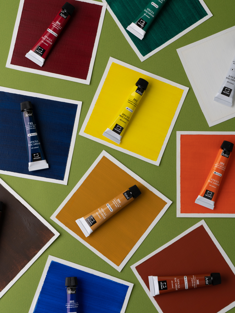 Краски масляные Малевичъ 12 цв. - фото 9
