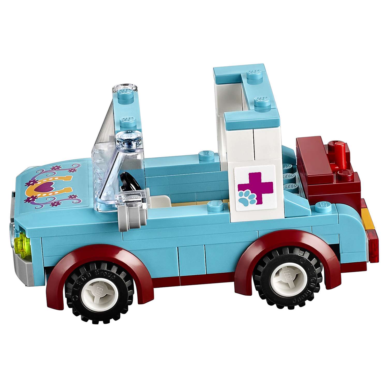 Конструктор LEGO Friends Ветеринарная машина лошадок блочный - фото 12