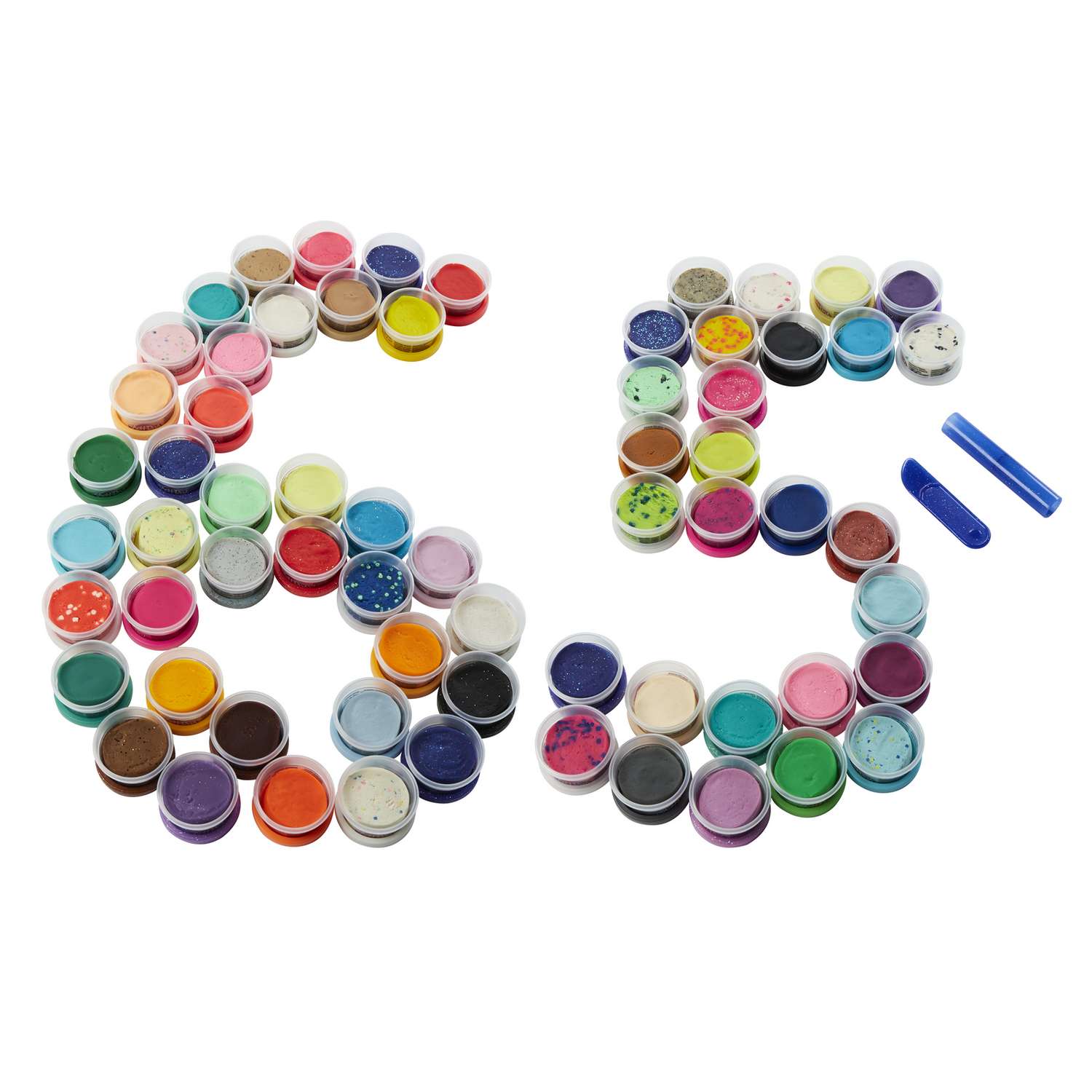Пластилин Play-Doh Юбилейный 65 цв. - фото 6
