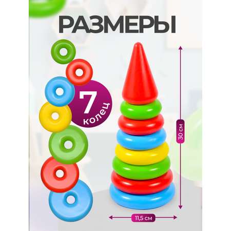 Игрушка Green Plast пирамидка