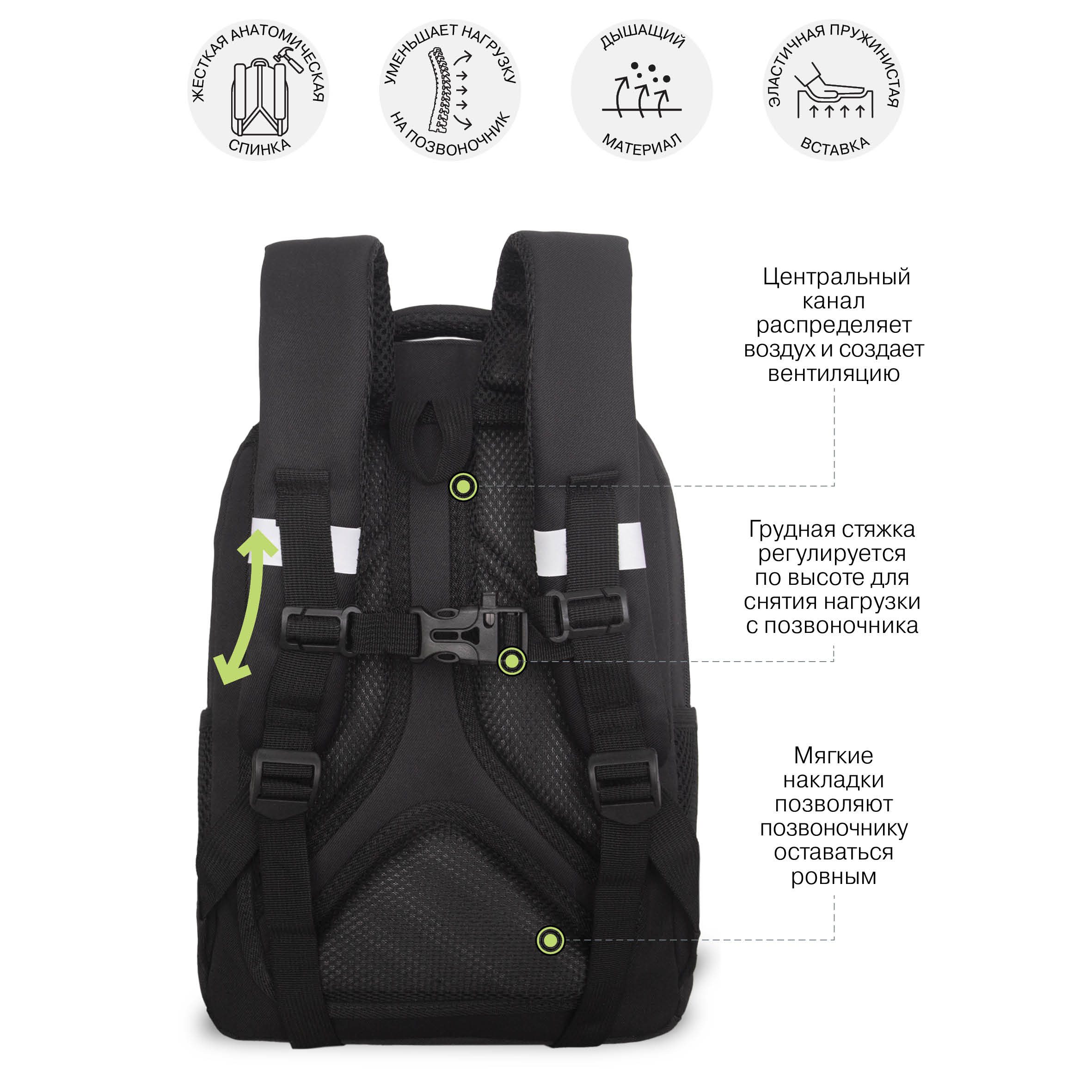 Рюкзак Grizzly Для девочки - фото 9