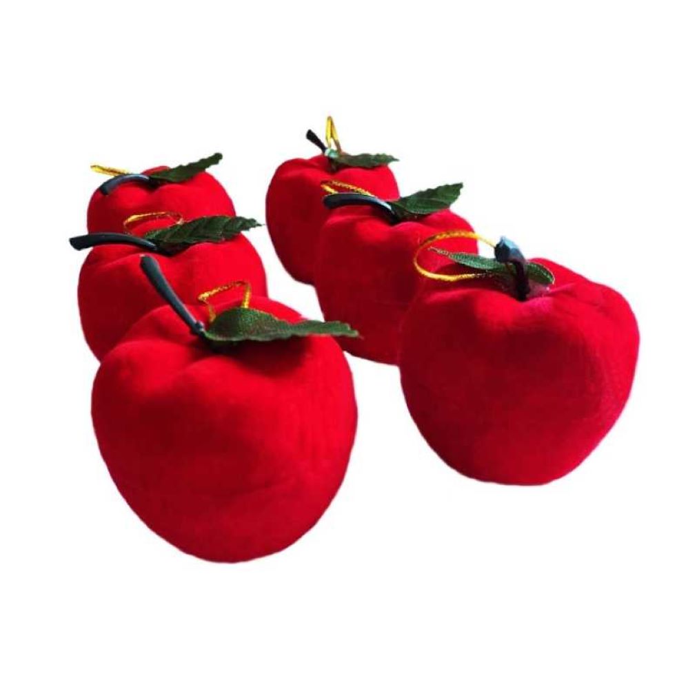 Украшение ёлочное Магия праздника яблоки D4.5 см 6 шт - фото 1
