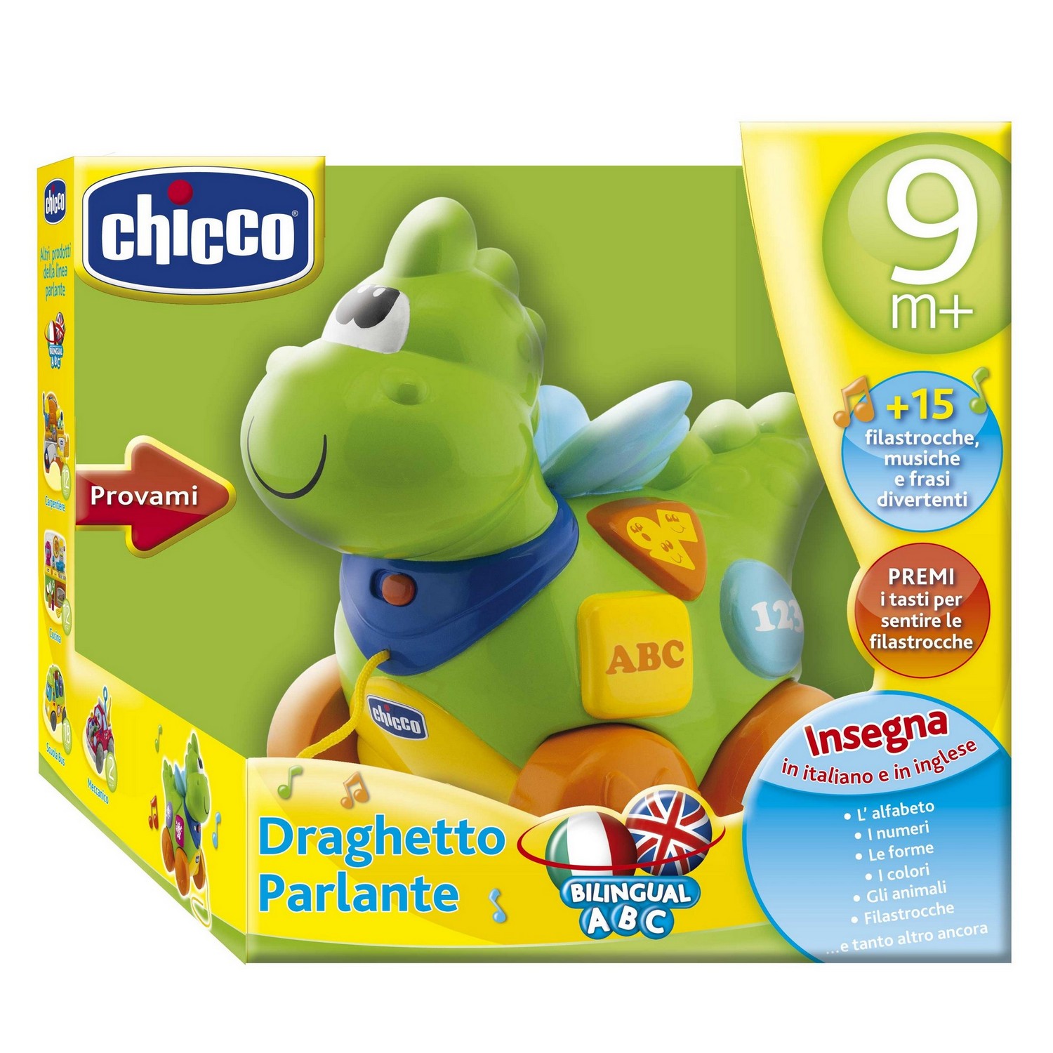Игрушка Chicco каталка Говорящий дракон - фото 3
