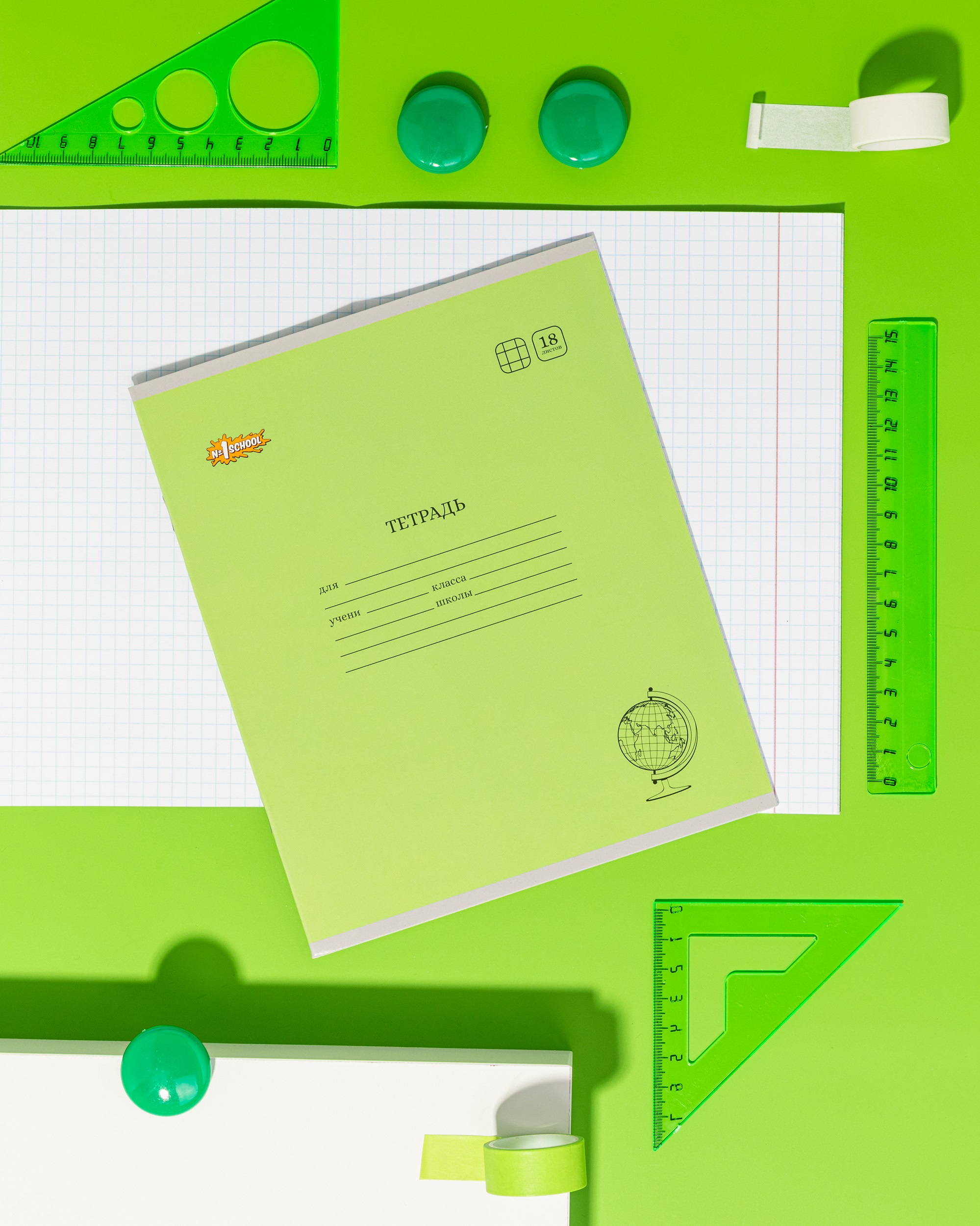 Тетрадь Комус клетка - фото 8