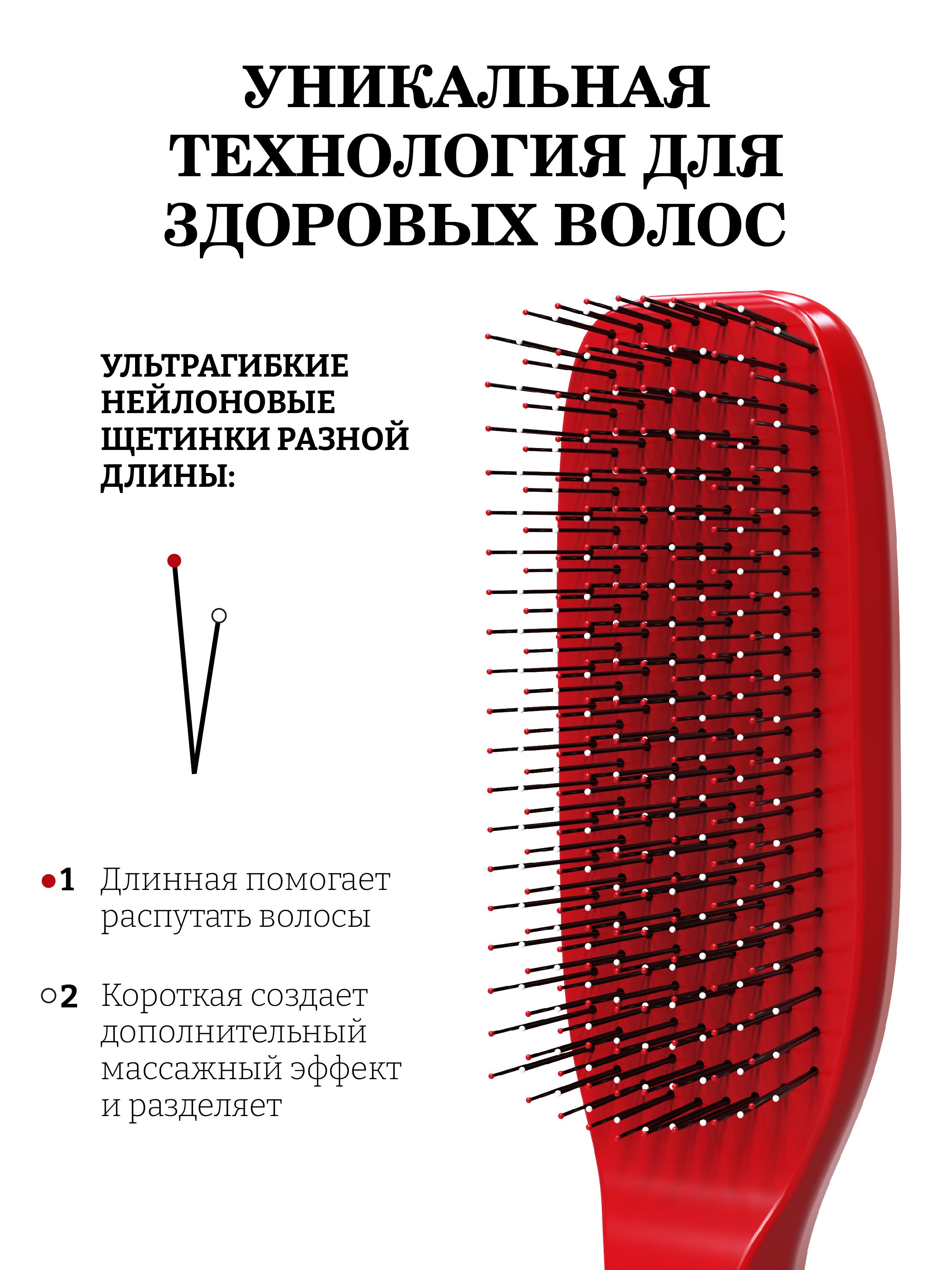 Массажная расческа I LOVE MY HAIR - фото 2