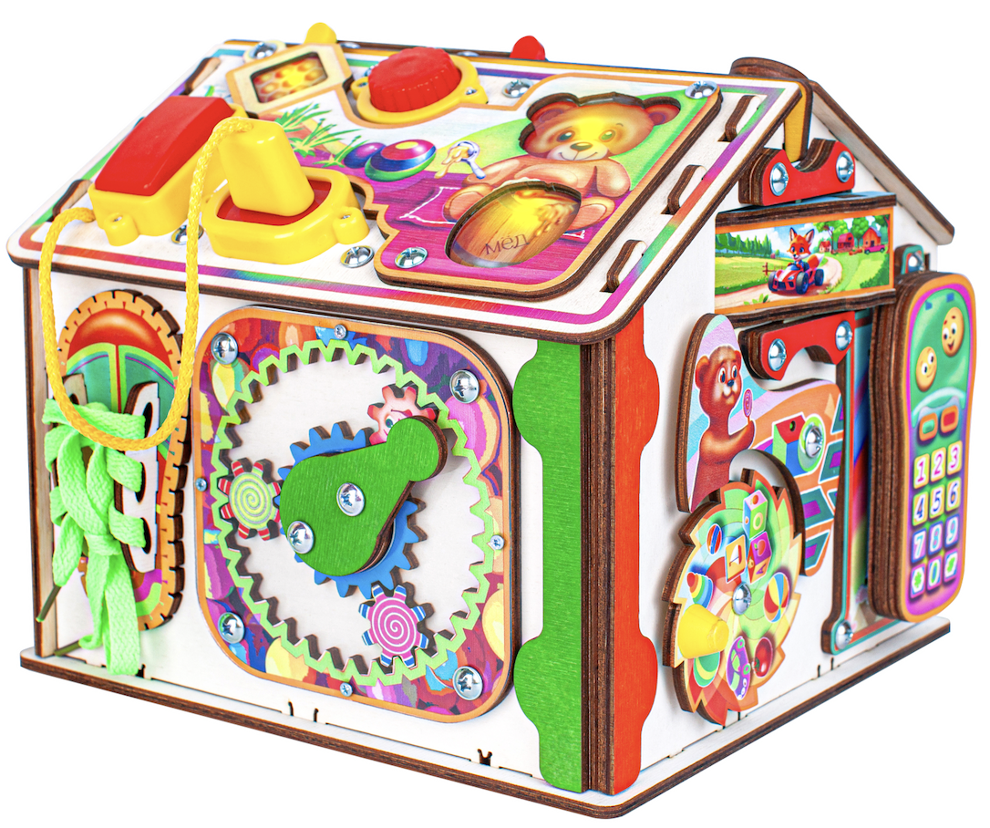 Игрушка Jolly Kids бизиборд Медовый - фото 10