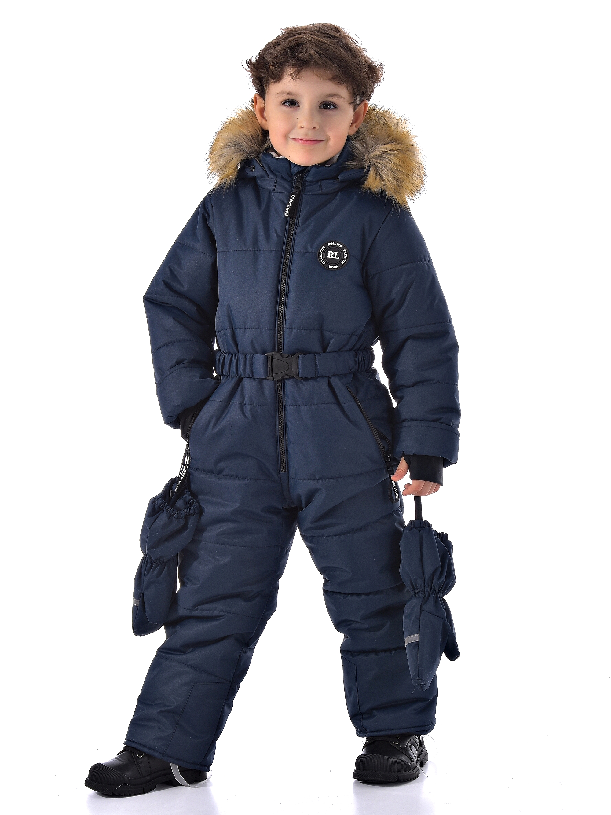 Комбинезон Rusland мз-комбинезон-31-22-глория-т.синий 116-140 - фото 7