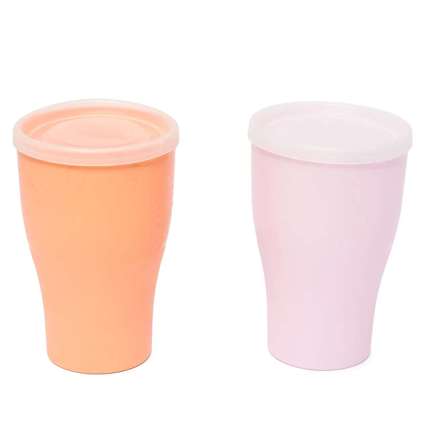 Стакан Архимед 0.5л с крышкой в ассортименте - фото 1