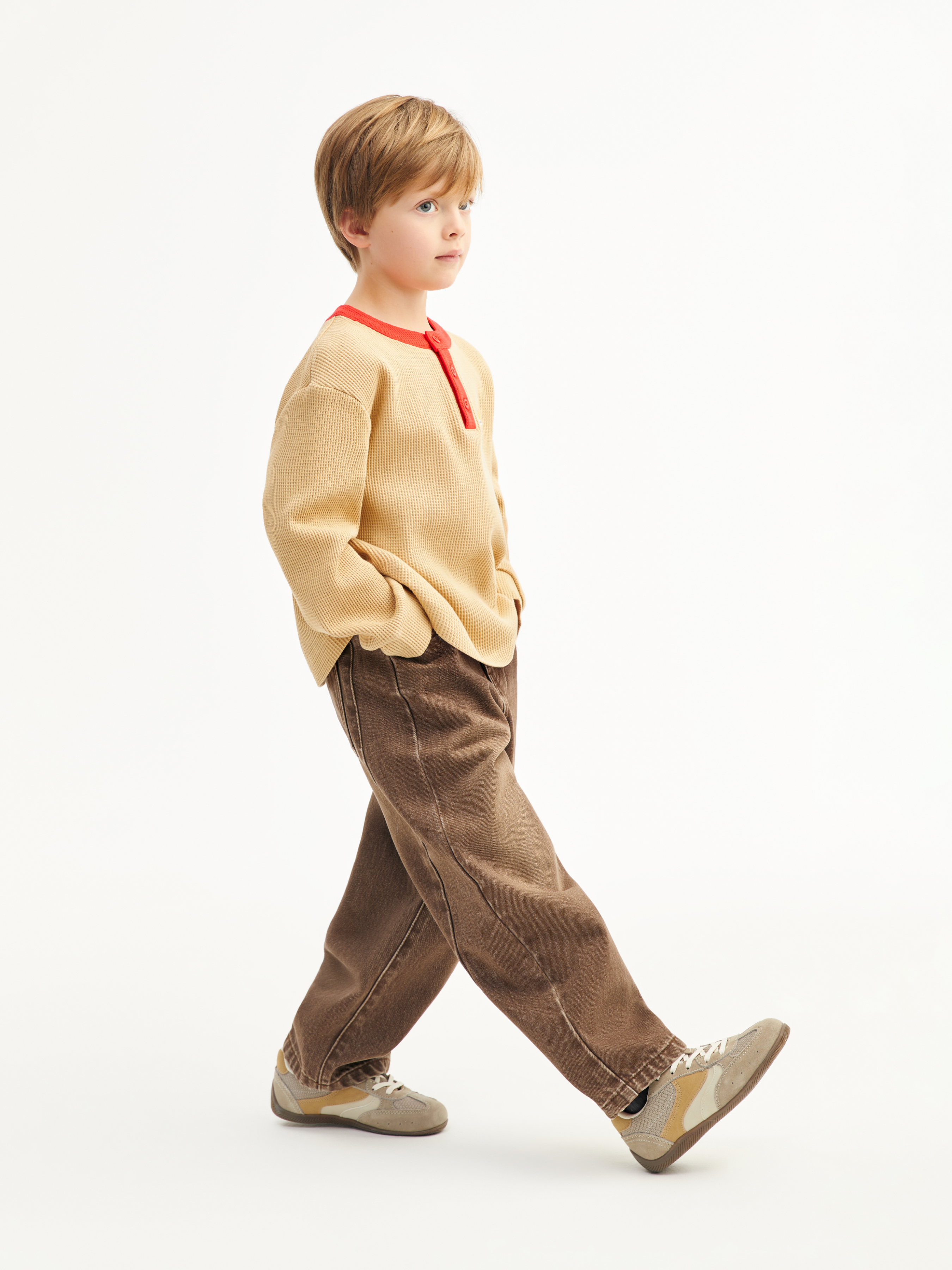 Лонгслив Junion 904463.TSLS0016-Beige-2 - фото 3