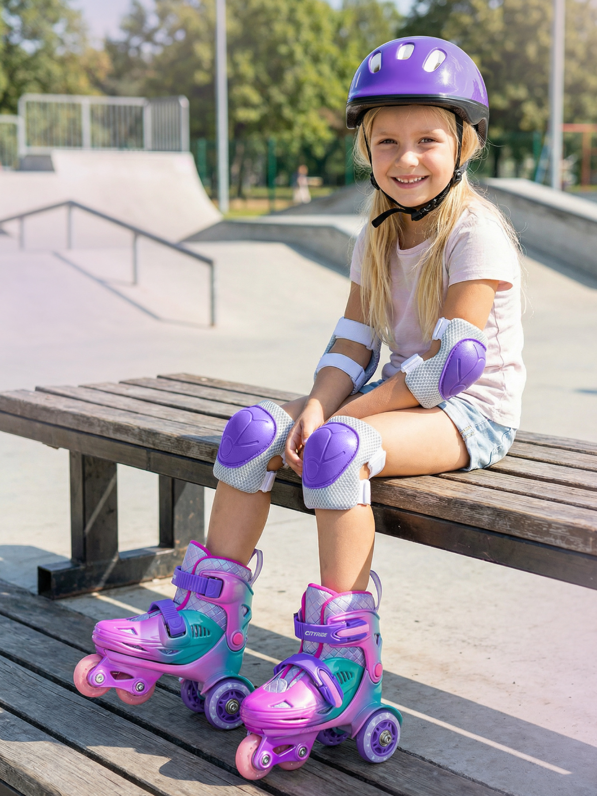 Роликовые коньки CITYRIDE XS 27-30 - фото 7