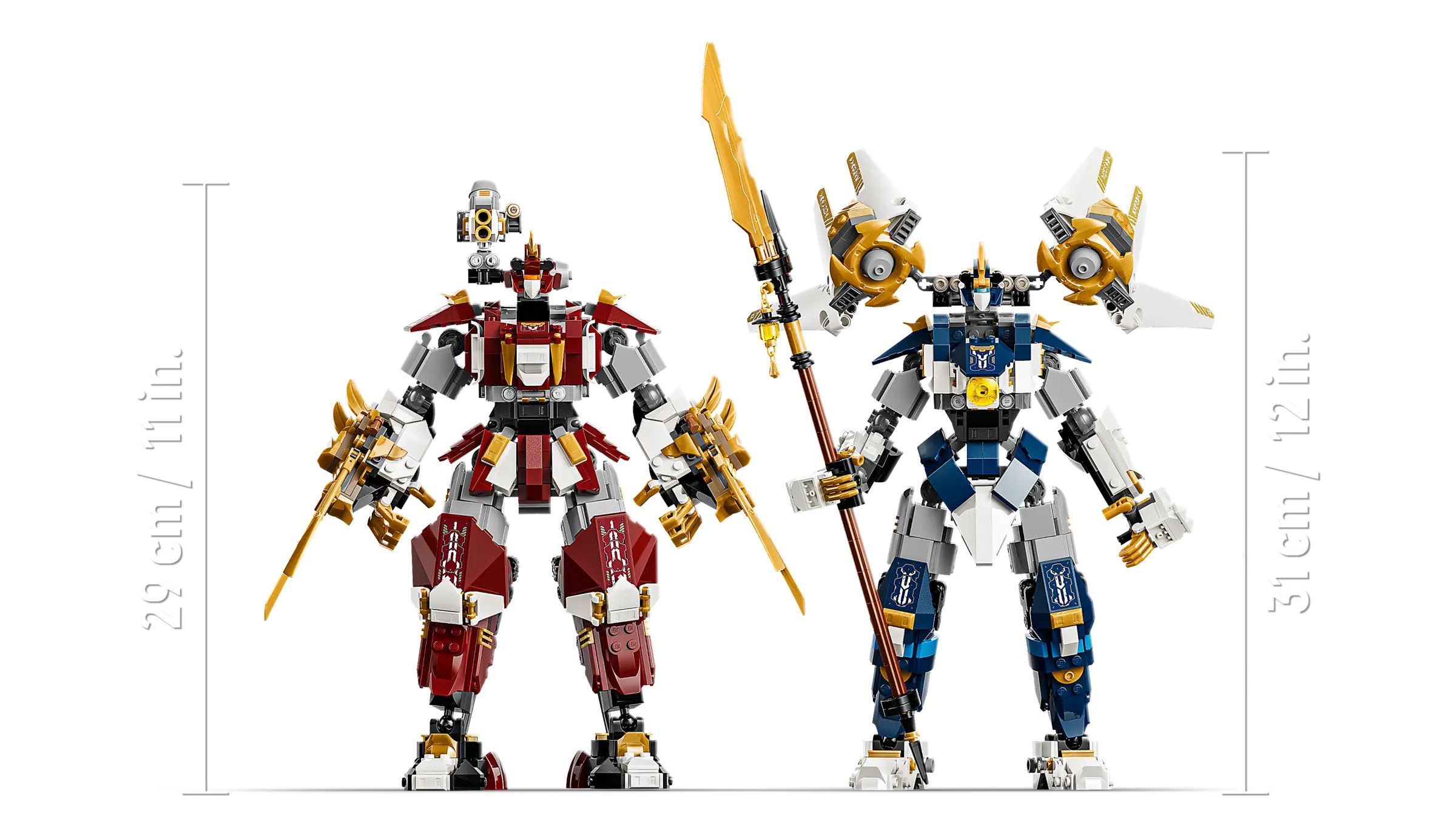 Конструктор LEGO NINJAGO Титановые роботы близнецы 1707 дет. - фото 3