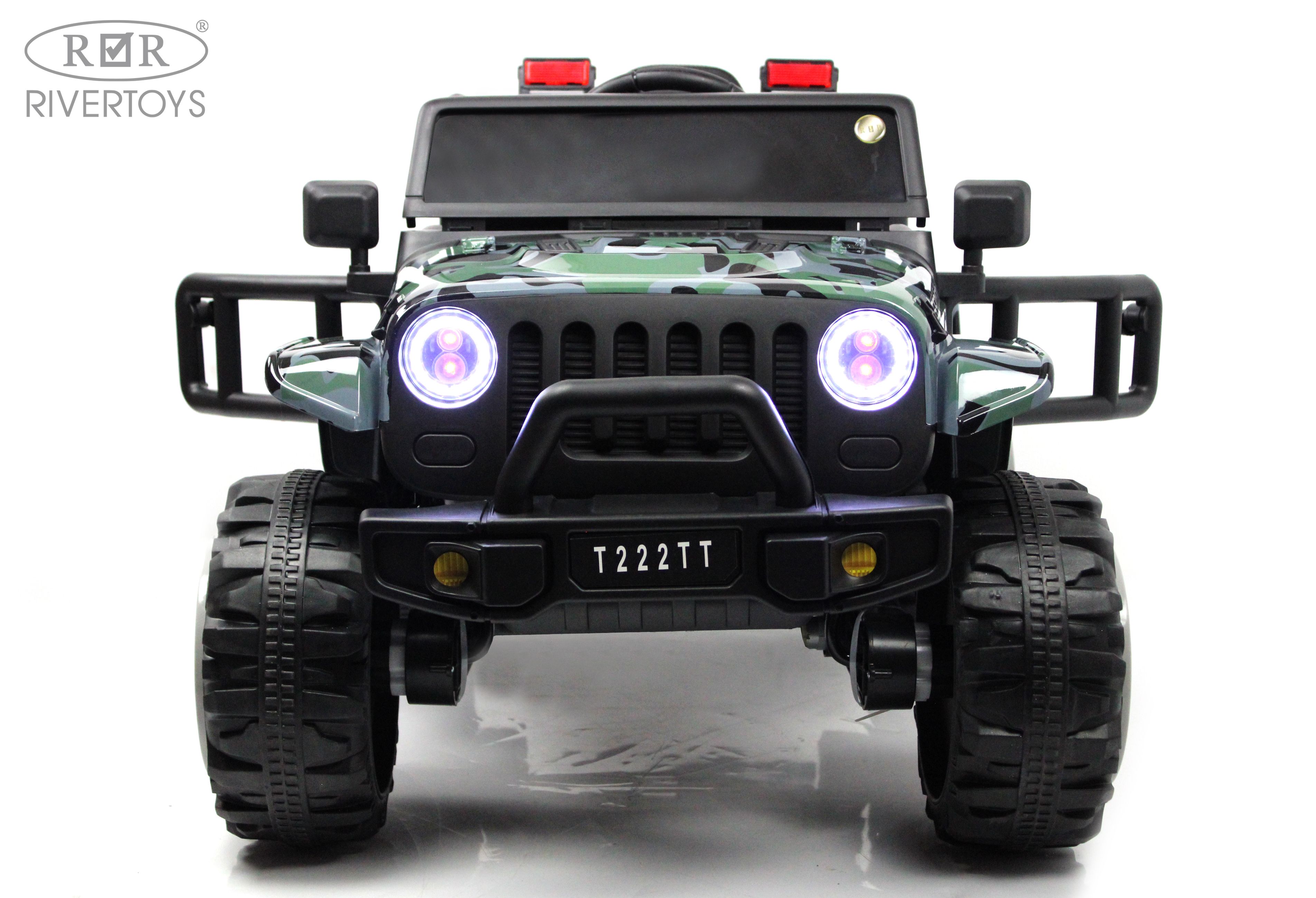 Электромобиль RIVERTOYS T222TT-4WD-CAMOUFLAGE С пультом ДУ - фото 26