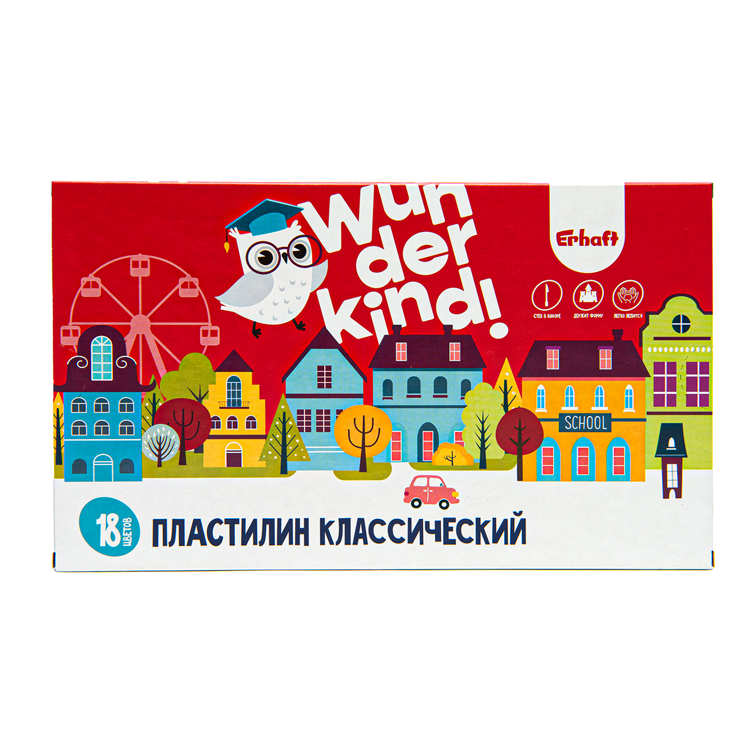 Пластилин Erhaft 18 цв. - фото 1