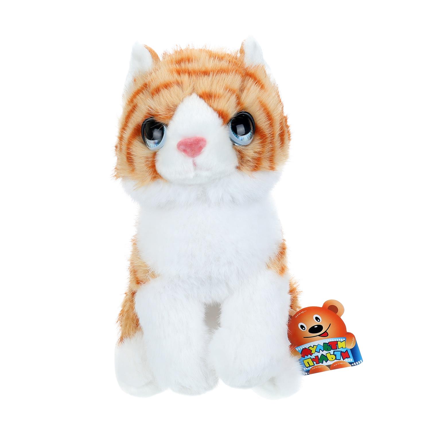 Мягкая игрушка Мульти Пульти котик Кошка Рыжая - фото 3