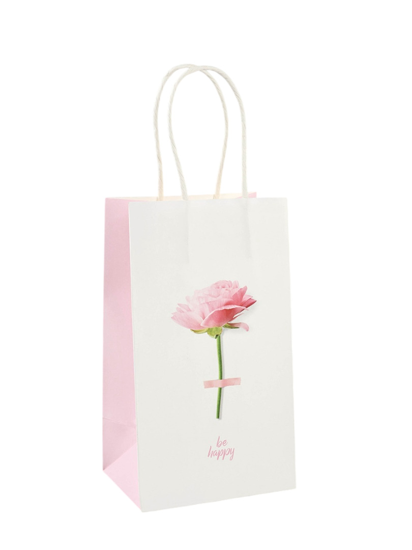 Пакет подарочный Дарите Счастье Be happy 12 × 21 × 9 см - фото 1