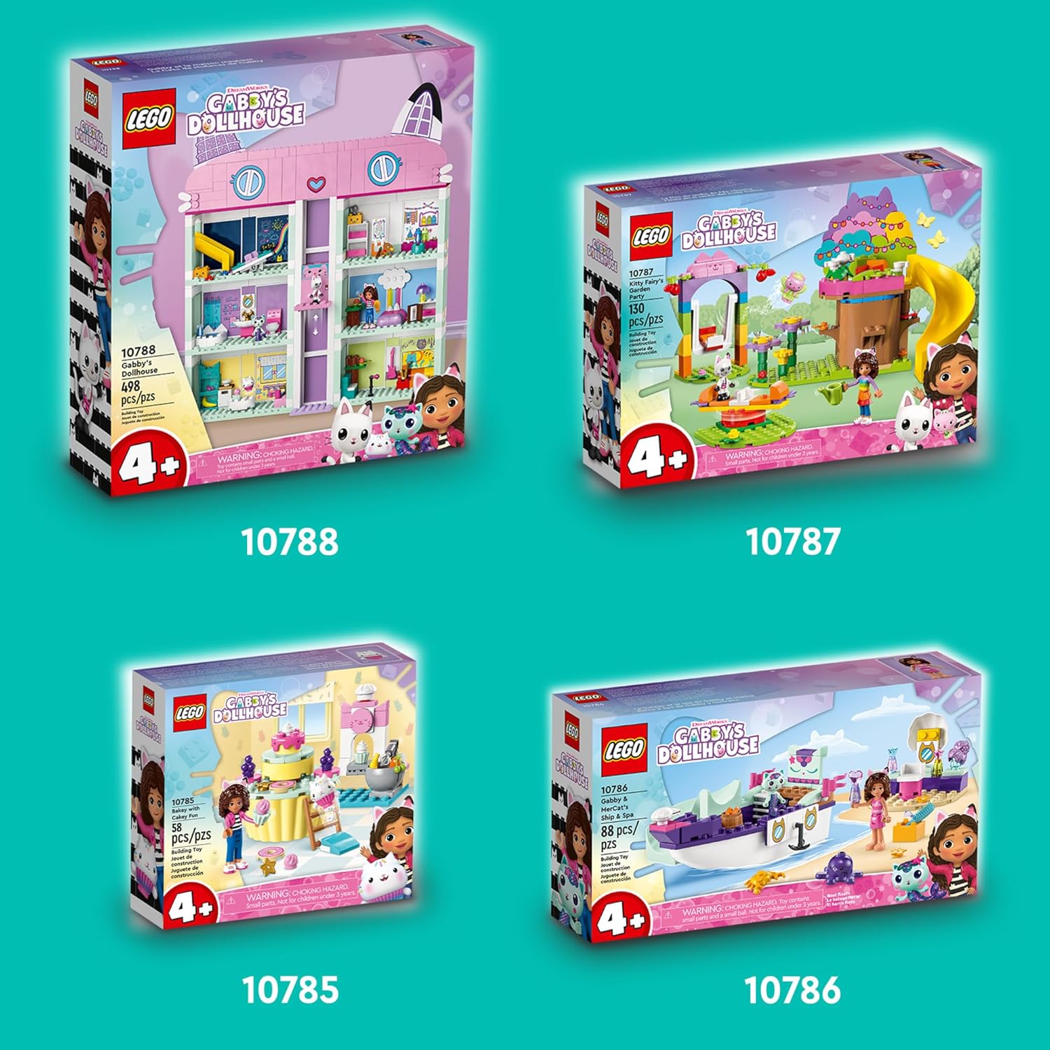 Конструктор LEGO Gabbys Dollhouse Bakey with Cakey Fun 58 дет. - фото 6