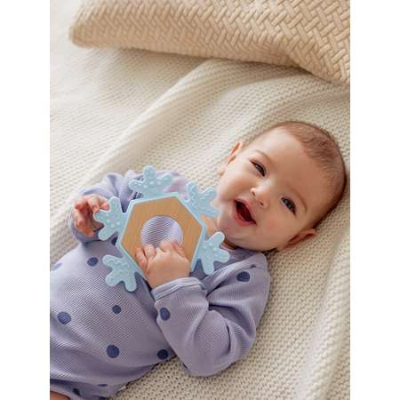 Прорезыватель Hape грызунок Снежинка E0122_HP
