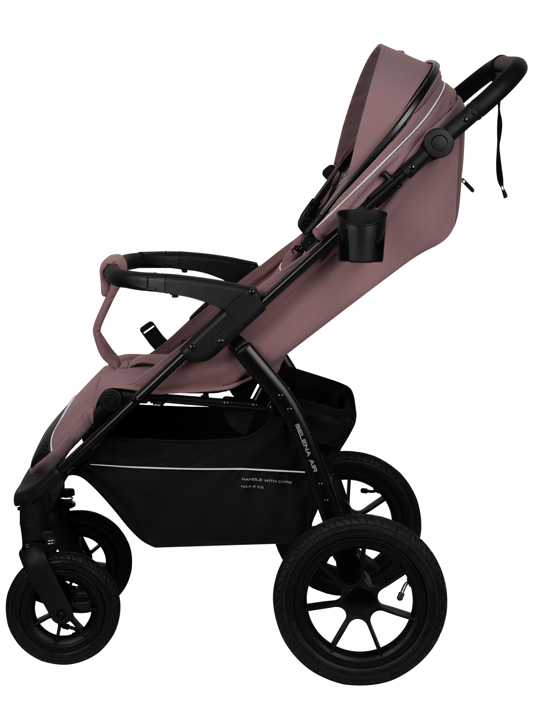 Коляска прогулочная JOVOLA Selena Air new розовый - фото 7