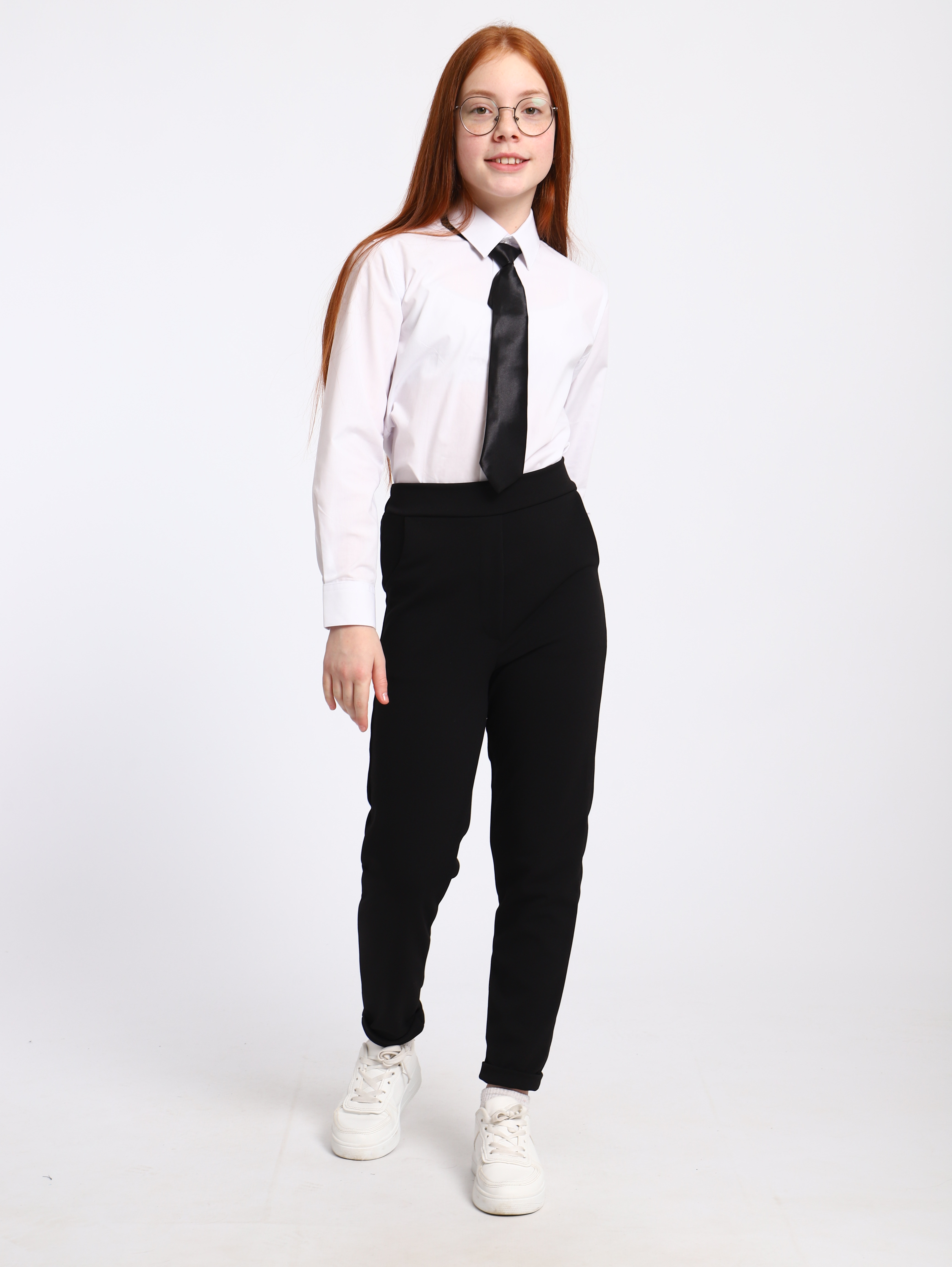 Брюки ЛАДОШКИ Брюки Мира черный - фото 1