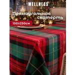 Скатерть Wellness Шотландия сатен 150 x 250 см