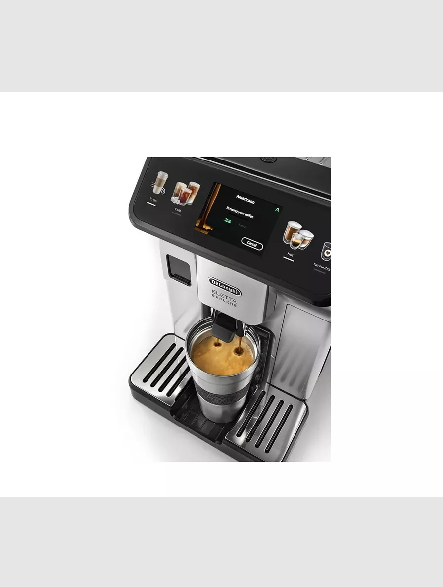 Кофемашина DeLonghi Eletta Explore ECAM 450.65.S - фото 4