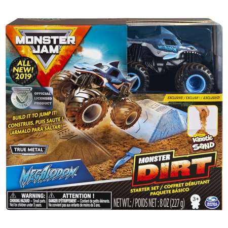 Автомобиль Monster Jam Megladon с кинетическим песком