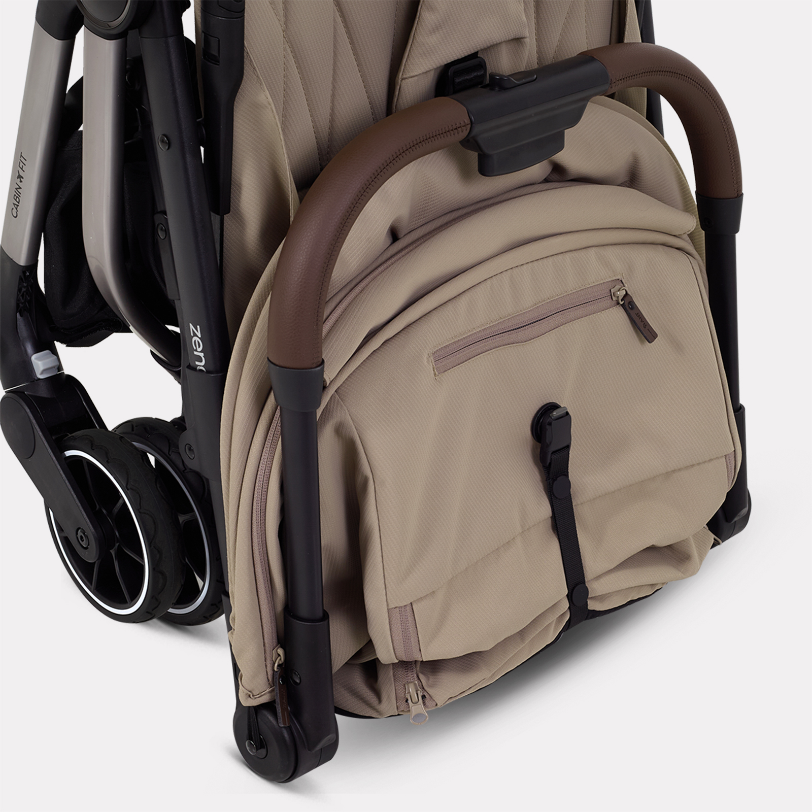 Коляска прогулочная Rant Zeno бежевый - фото 19