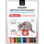 Карандаши цветные Малевичъ 30 шт.