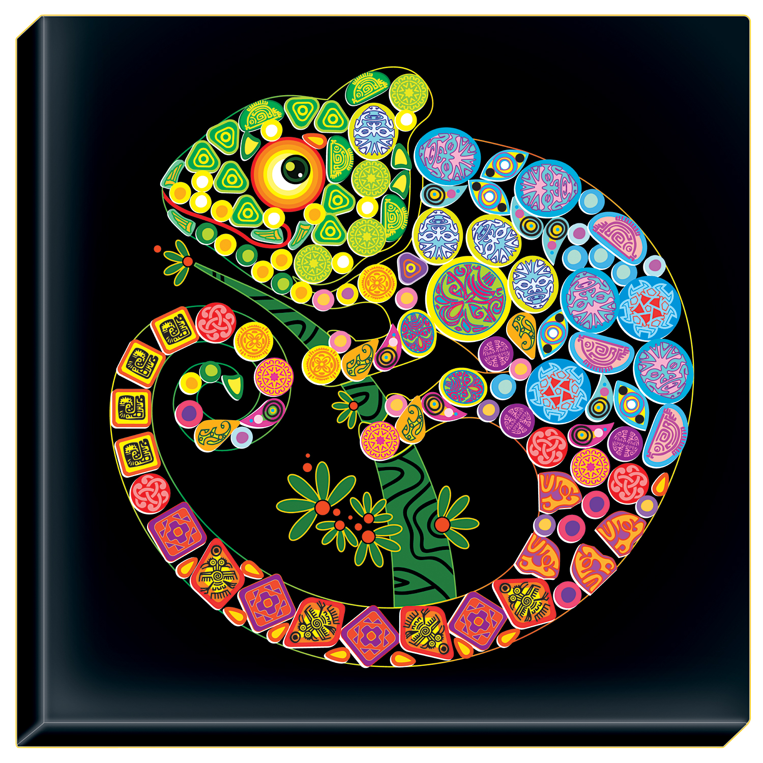 Картина из страз КЛЕVЕР Маори Хамелеон - фото 2