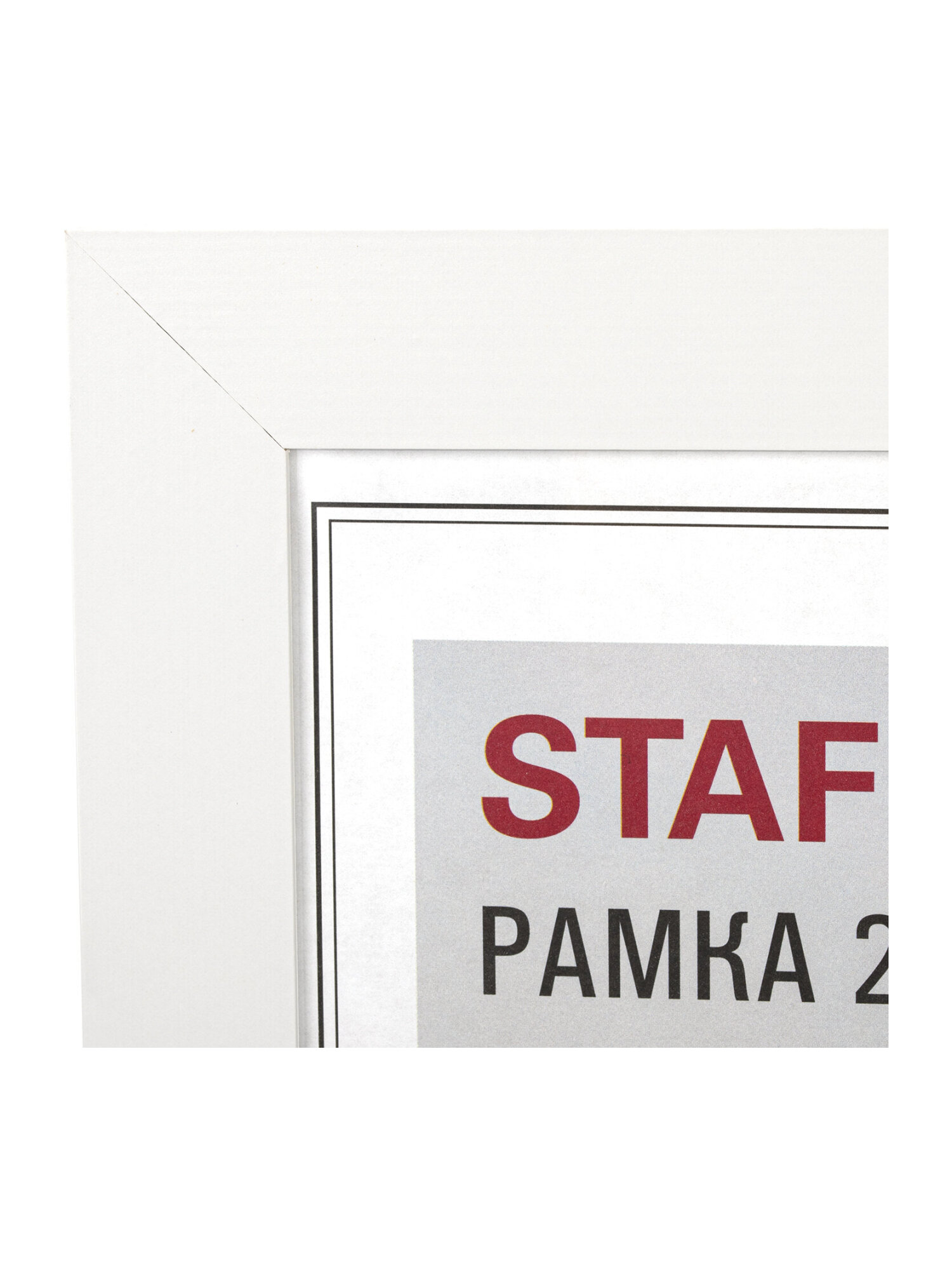 Рамка для фото Staff 21x30 см с небьющимся стеклом МДФ цвет белый - фото 4