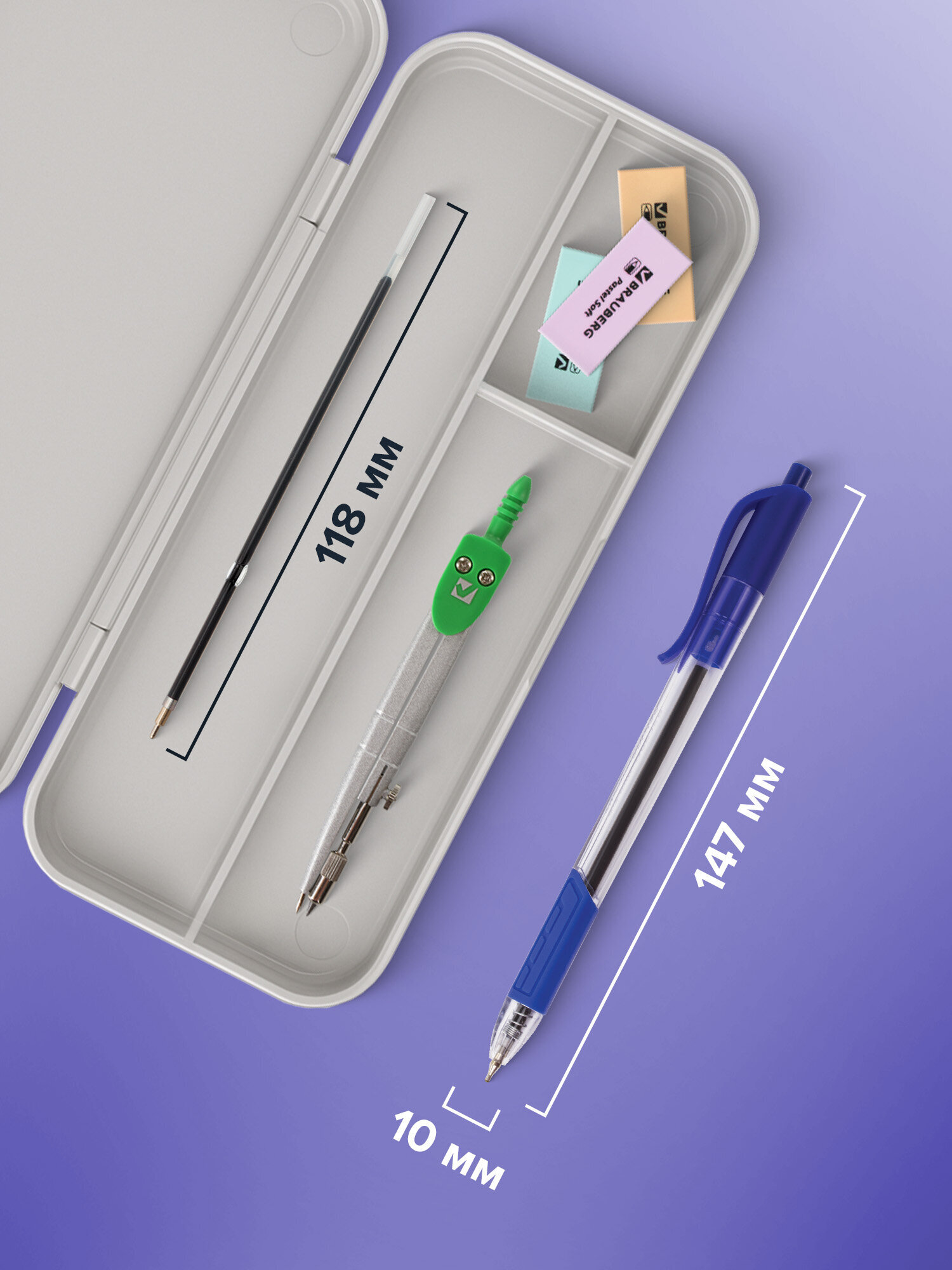 Ручка шариковая Brauberg 12 шт. - фото 4