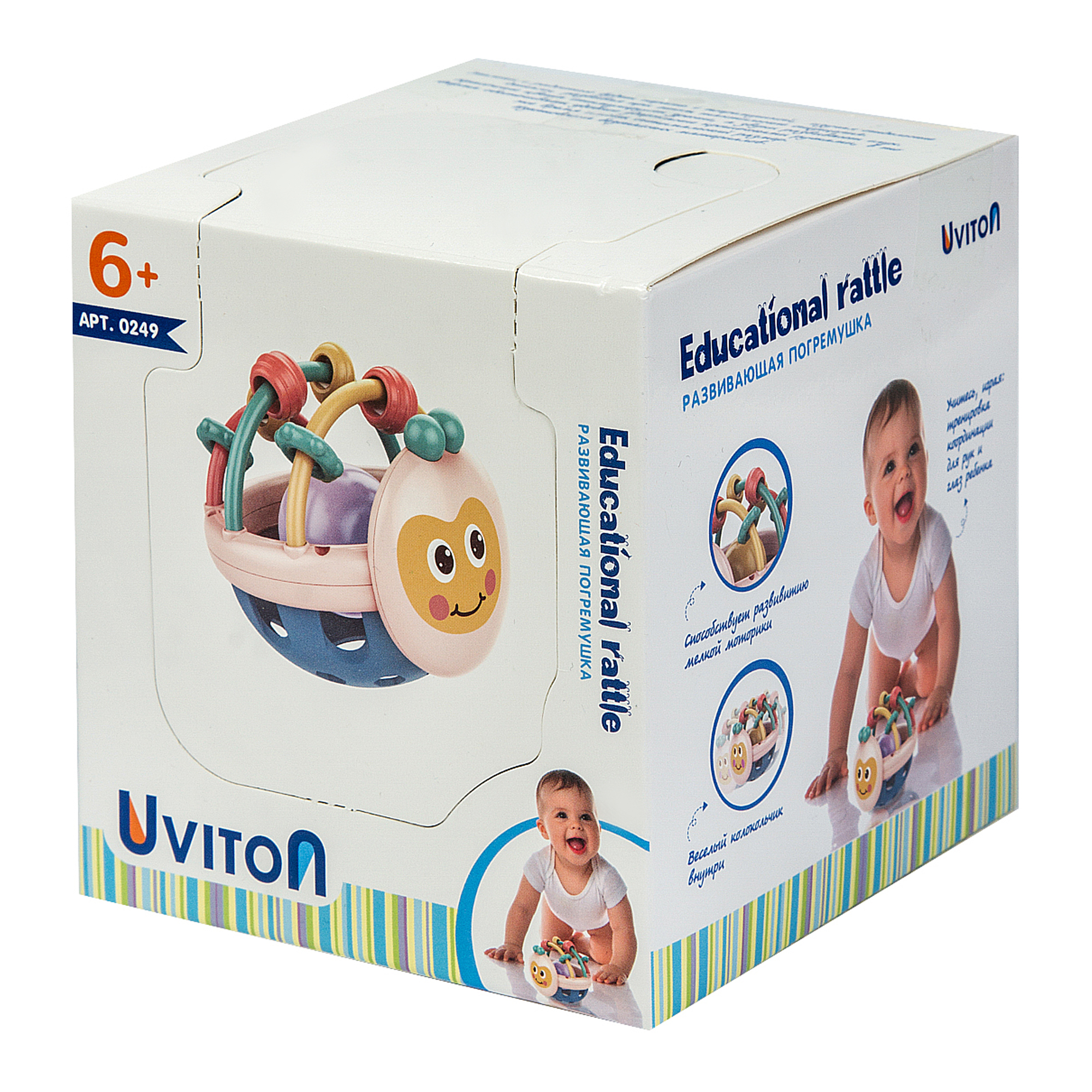 Игрушка Uviton погремушка Пчелка в ассортименте - фото 18
