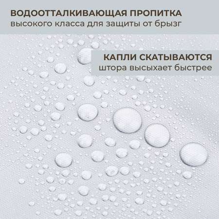 Штора для ванной комнаты VALIANT 180*180 см