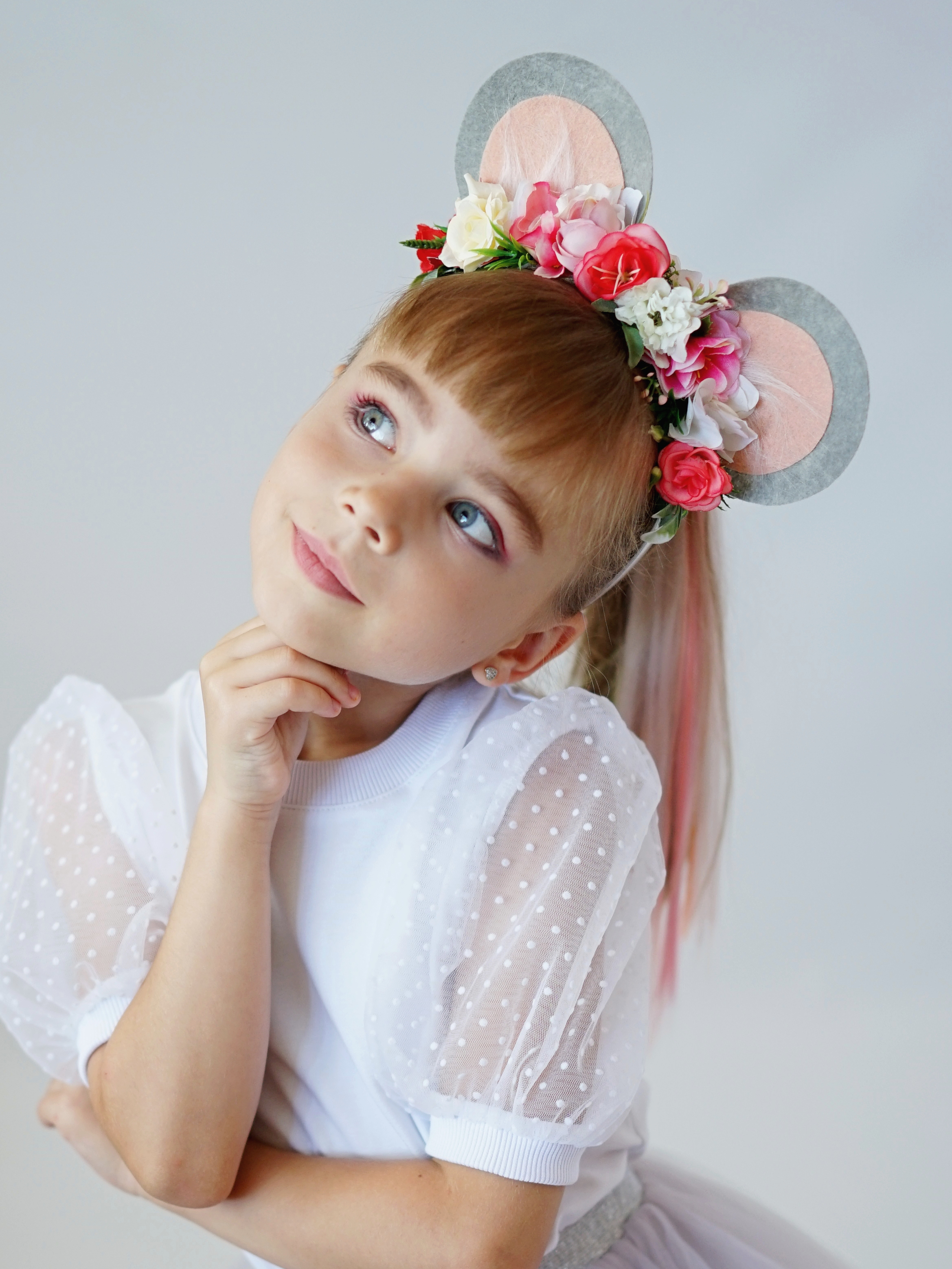 Ободок с ушками мышки ЭнчантималсDress ОбУшиМышь - фото 1