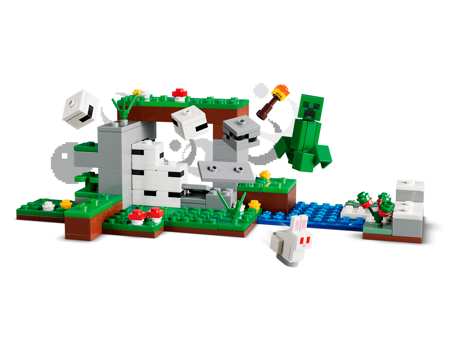 Конструктор LEGO Minecraft Приключение в первую ночь 301 дет. - фото 6