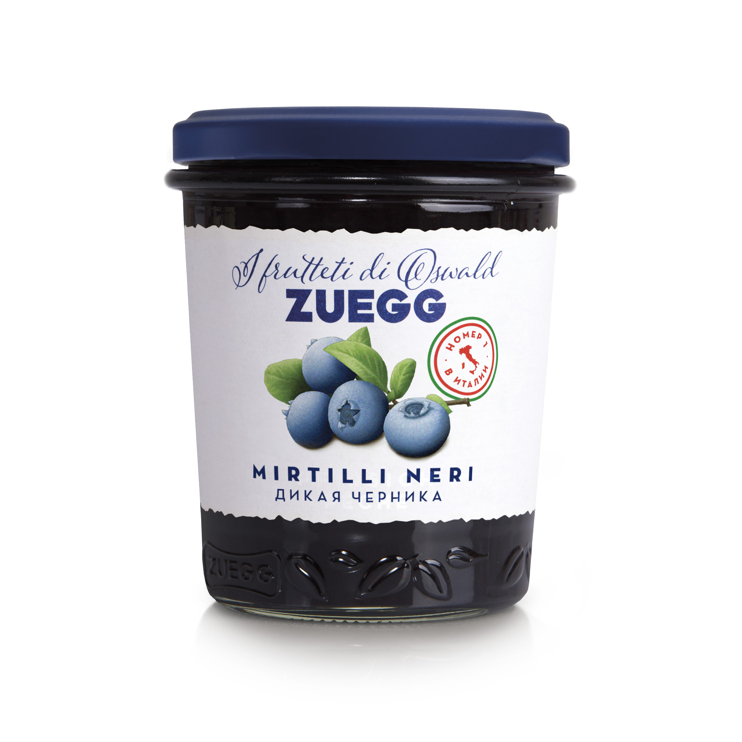 Конфитюр экстра ZUEGG Черника 320г - фото 1