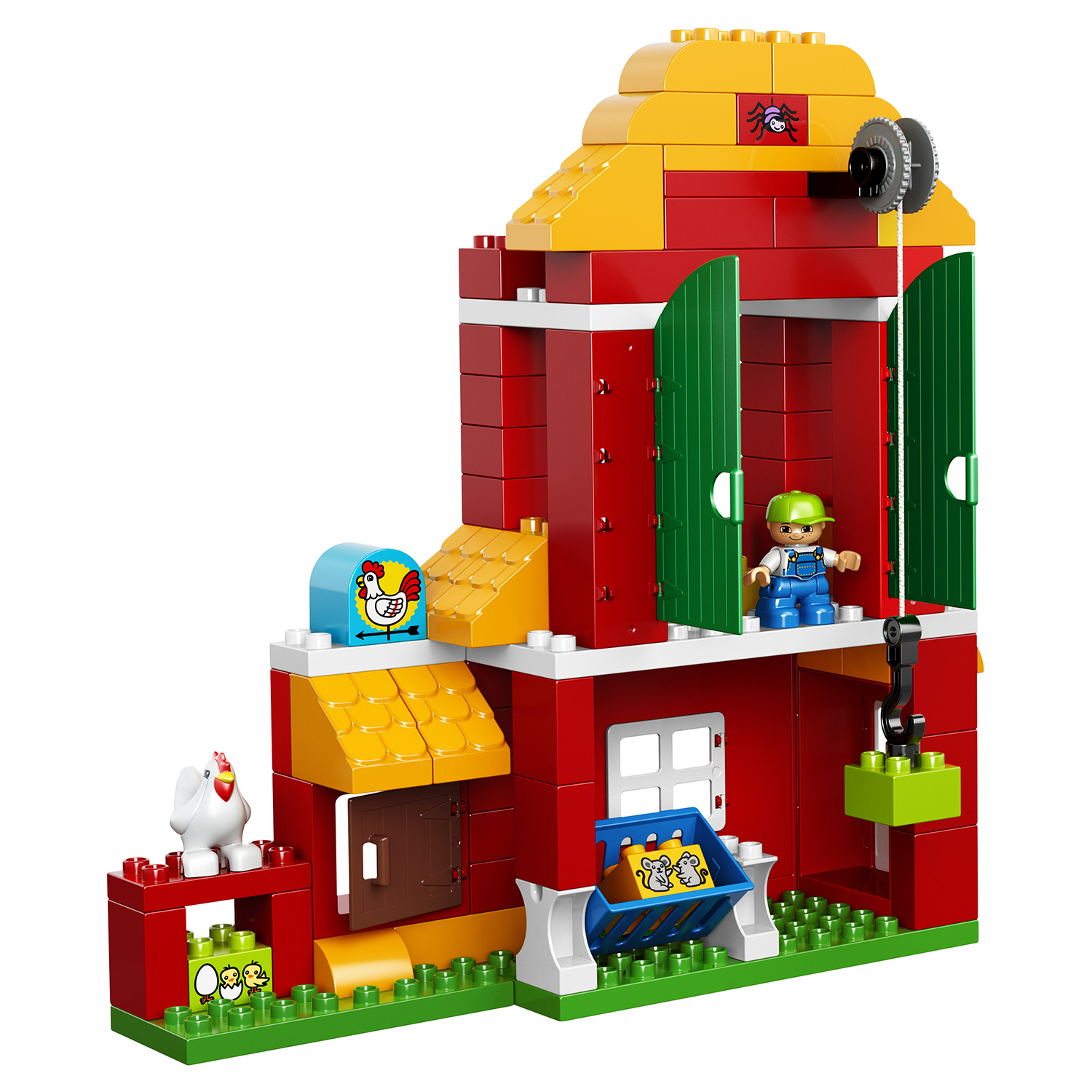 Конструктор LEGO DUPLO Большая ферма блочный - фото 10
