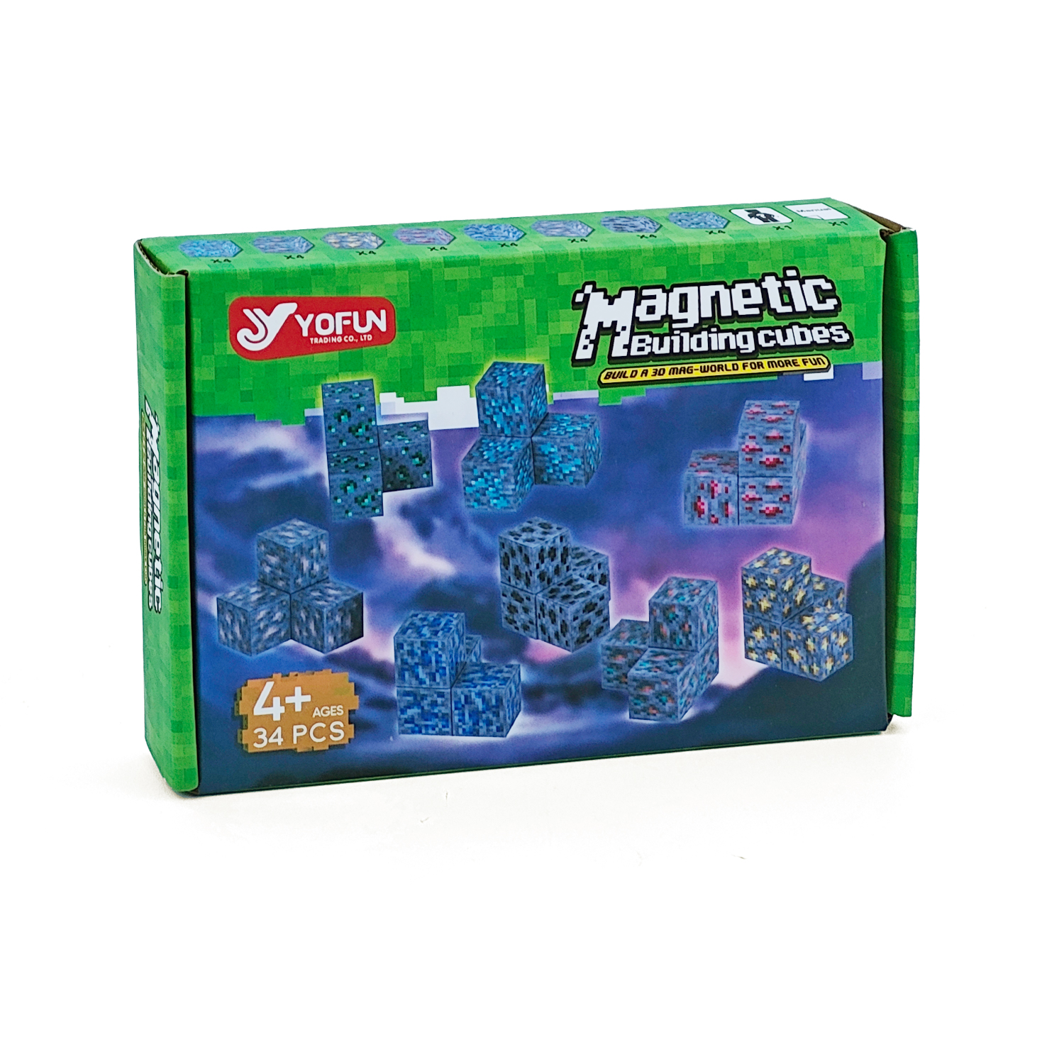 Конструктор Если у вас дома есть шахта магнитный 34 дет. - фото 3