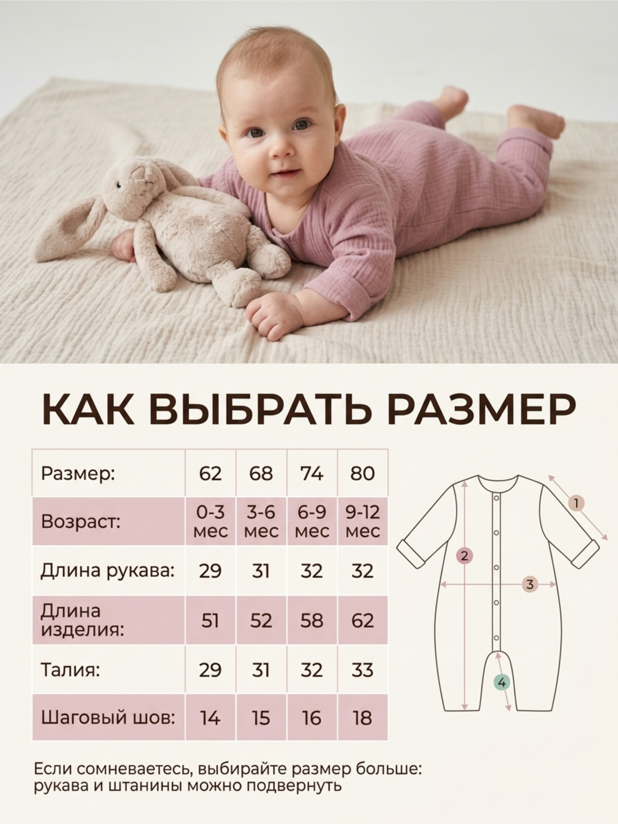 Комбинезон СОННЫЙ ГНОМИК 1003/2 - фото 12