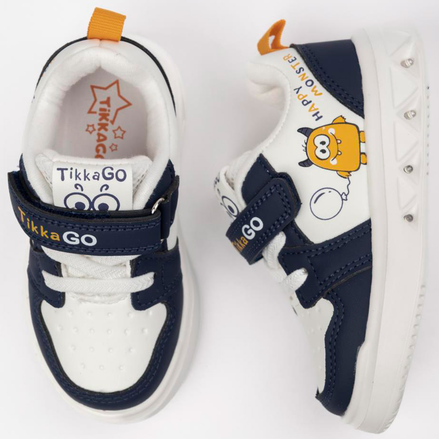 Кроссовки TikkaGo 1A05_6251-1_white-navy - фото 3