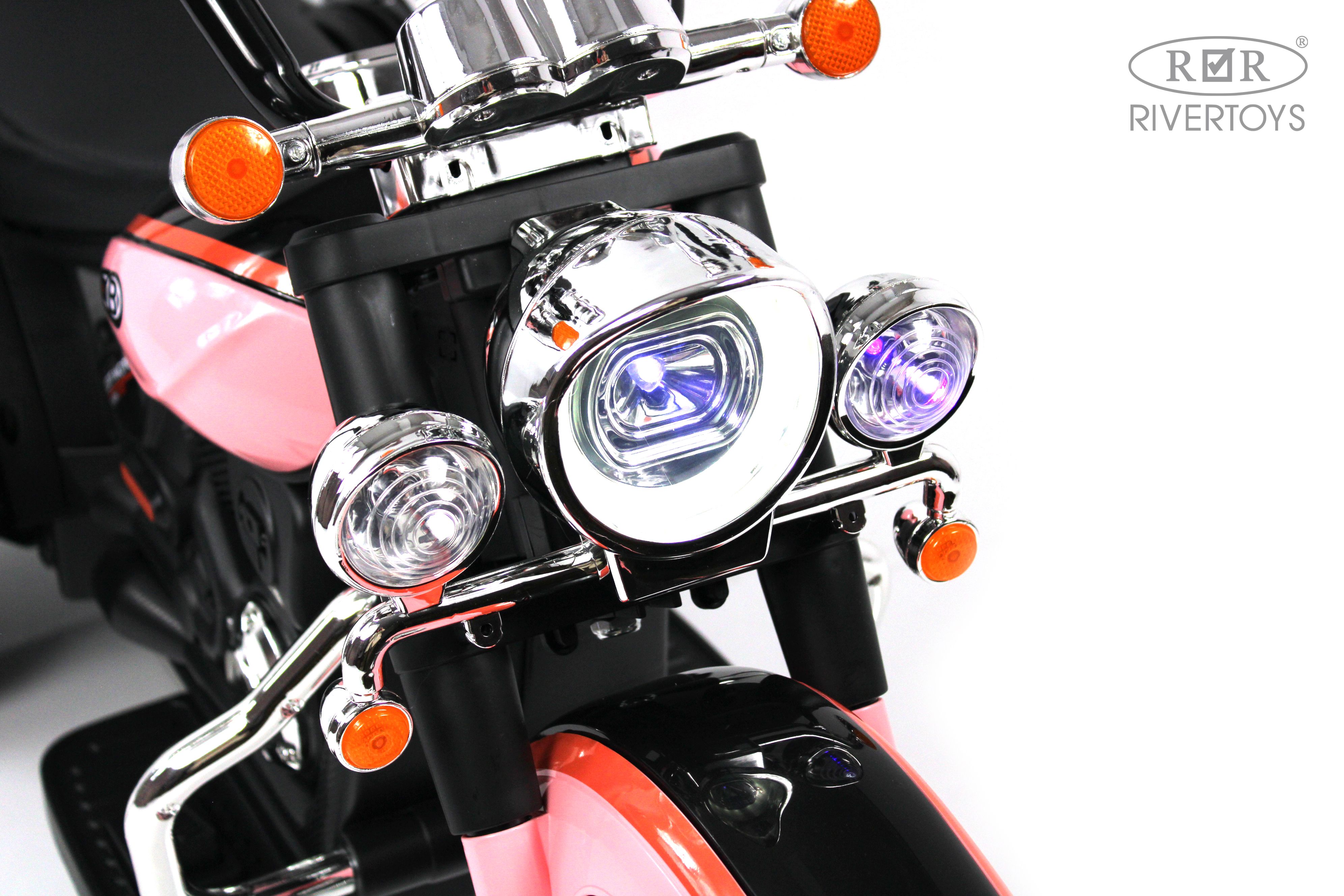 Электромобиль RIVERTOYS K003PX-PINK - фото 18