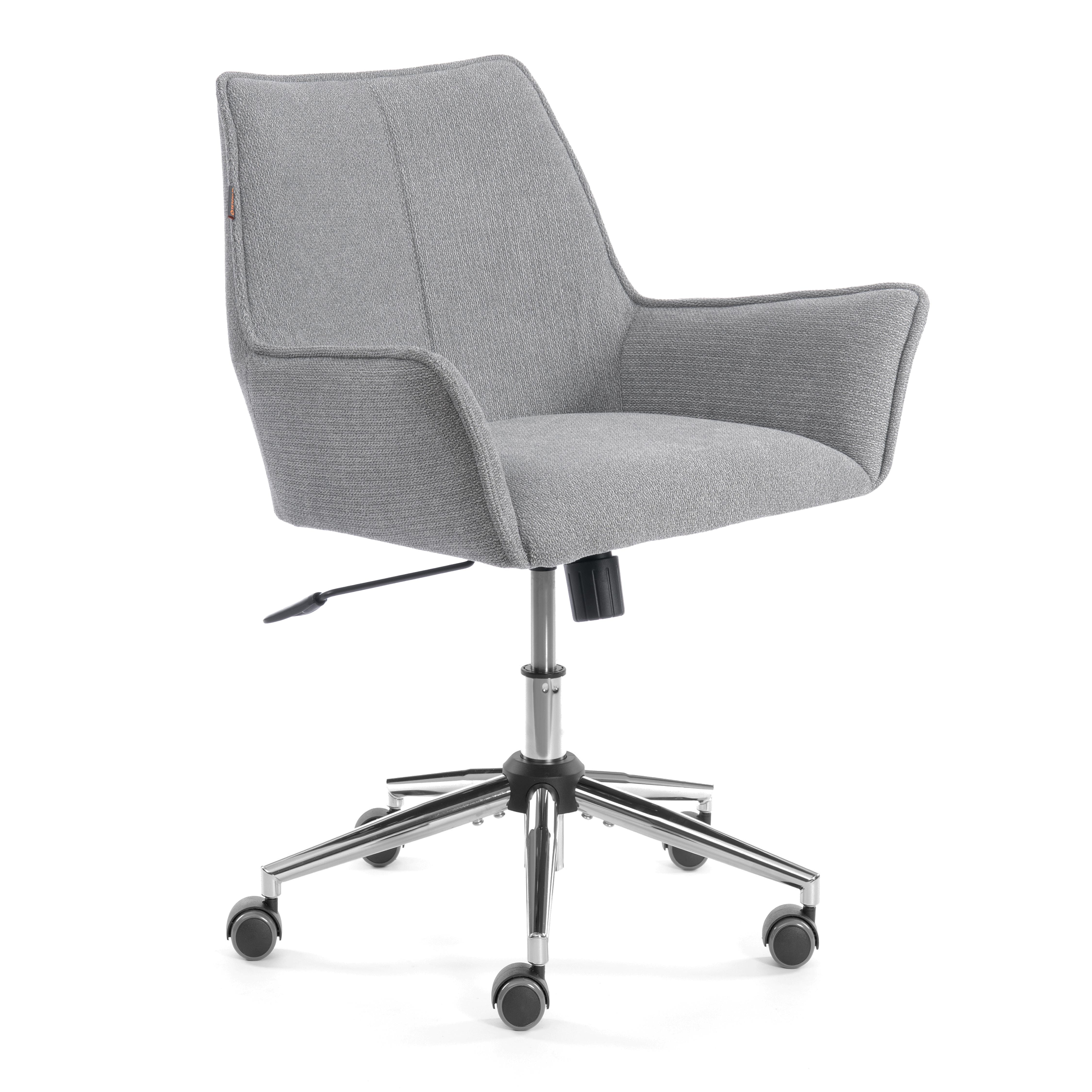 Компьютерное кресло TETCHAIR велюр/букле, светло-серый - фото 2